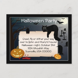 Invitación a la fiesta de Halloween