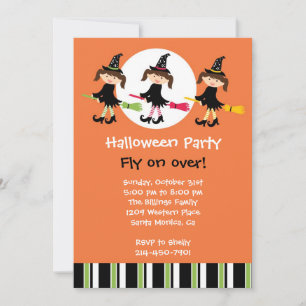 Invitación a la fiesta de Halloween