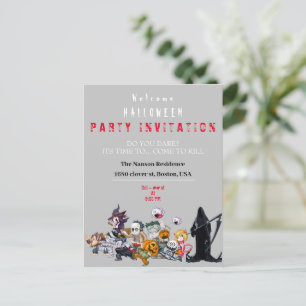 Invitación a la fiesta de Halloween