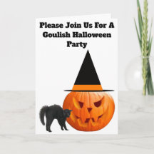 Invitación a la fiesta de Halloween