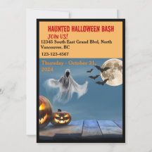 Invitación a la fiesta de Halloween