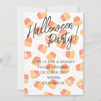 Invitación a la fiesta de Halloween