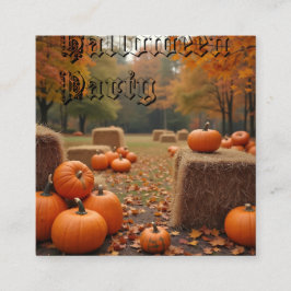 Invitación a la fiesta de Halloween