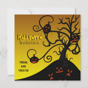 Invitación a la fiesta de Halloween