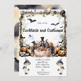 Invitación a la fiesta de Halloween