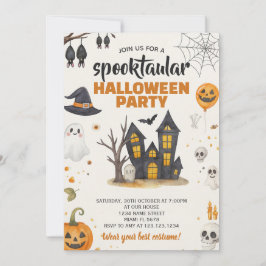Invitación a la fiesta de Halloween