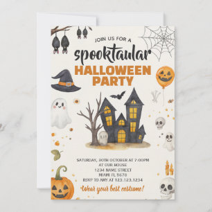 Invitación a la fiesta de Halloween