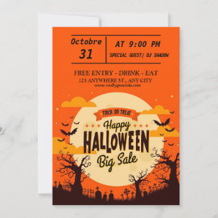  Invitación a la fiesta de Halloween