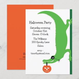 Invitación a la fiesta de Halloween