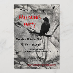 Invitación a la fiesta de Halloween