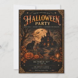 Invitación a la fiesta de Halloween 