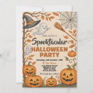 Invitación a la fiesta de Halloween