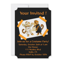 Invitación a la fiesta de Halloween