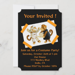 Invitación a la fiesta de Halloween