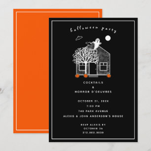 Invitación a la fiesta de Halloween
