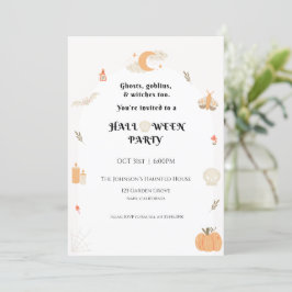 Invitación a la fiesta de Halloween