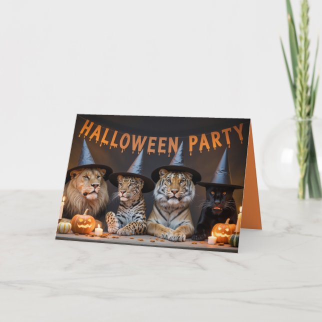 Invitación a la fiesta de Halloween (Anverso)