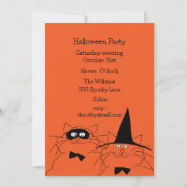 Invitación a la fiesta de Halloween