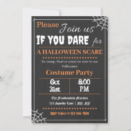 Invitación a la fiesta de Halloween