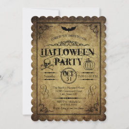 Invitación a la fiesta de Halloween