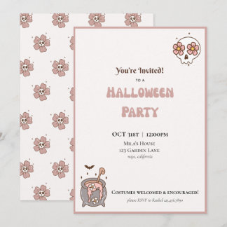Invitación a la fiesta de Halloween