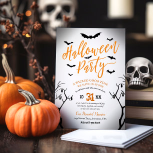Invitación a la fiesta de Halloween