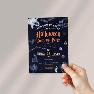 Invitación a la fiesta de Halloween
