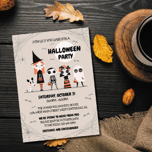 Invitación a la fiesta de Halloween