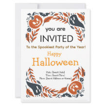 Invitación a la fiesta de Halloween