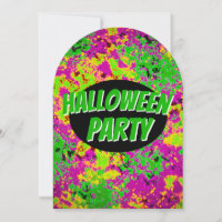 Invitación a la fiesta de Halloween