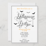 Invitación a la fiesta de Halloween