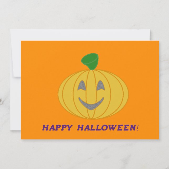 Invitación a la Fiesta de Halloween (Anverso)