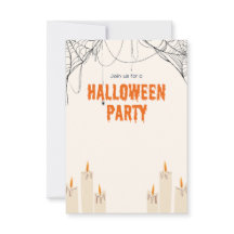Invitación a la fiesta de Halloween