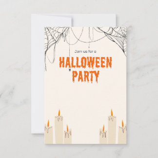 Invitación a la fiesta de Halloween