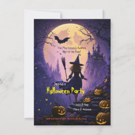 Invitación a la fiesta de Halloween