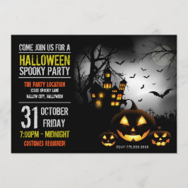 Invitación a la fiesta de Halloween
