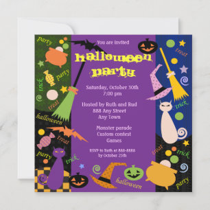 Invitación a la fiesta de Halloween 2001