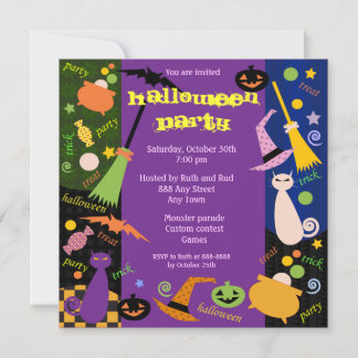 Invitación a la fiesta de Halloween 2001