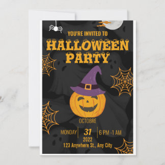 Invitación a la fiesta de Halloween 2024: ¡Diversi