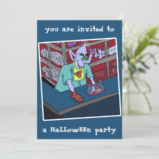 invitación a la fiesta de Halloween 2026 por dalDe