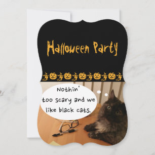 Invitación a la fiesta de Halloween (amistosa) de