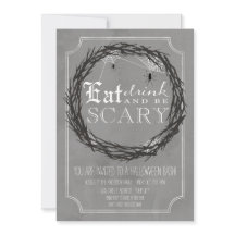 Invitación a la fiesta de Halloween Be Scary