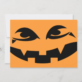 Invitación a la fiesta de Halloween - Calabaza de