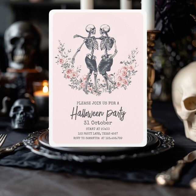Invitación a la fiesta de Halloween con el miedo a (Subido por el creador)