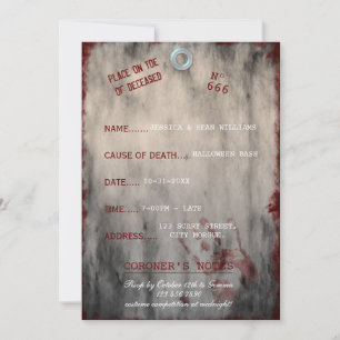 Invitación a la fiesta de Halloween con estilo de