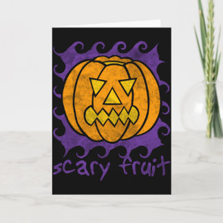 Invitación a la fiesta de Halloween con frutas esp