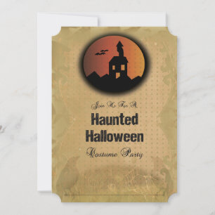 Invitación a la fiesta de Halloween, cosecha, efem