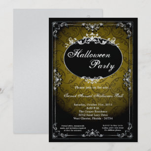 Invitación a la fiesta de Halloween de 5x7