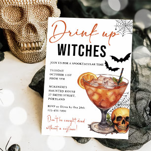 Invitación a la fiesta de Halloween de Bebe Up Wit