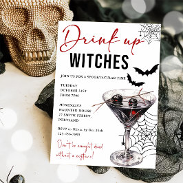 Invitación a la fiesta de Halloween de Bebe Up Wit
